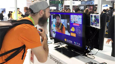 苏宁联合K8凯发智能打造AI购物助手亮相2018 CES